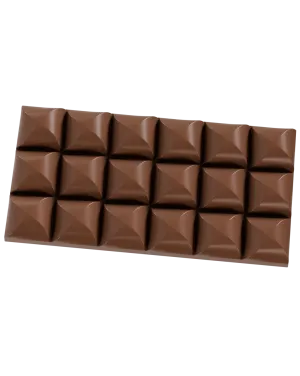 2004-Tablet 18 Bölmeli Romboid Desenli Polikarbon Çikolata Kalıbı